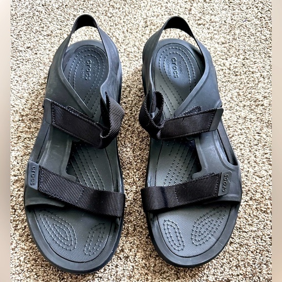CROCS Other - Men’s Crocs Swiftwater Expedition Sandals. Black Size 11